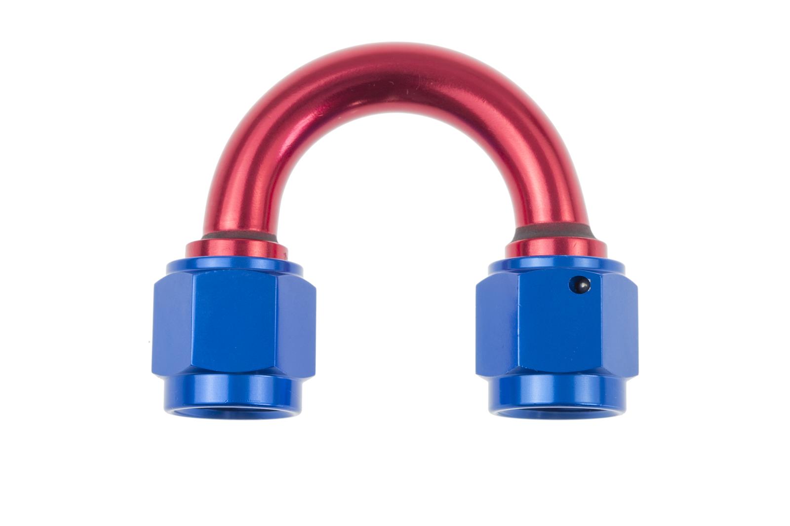 Redhorse Performance 8188 Series Couplers 8188-10-1 Fitting, Coupler, Union, AN to AN, 180 Degree, Aluminum, Red/Blue Anodized, -10 AN, -10 AN, Swivel, Each