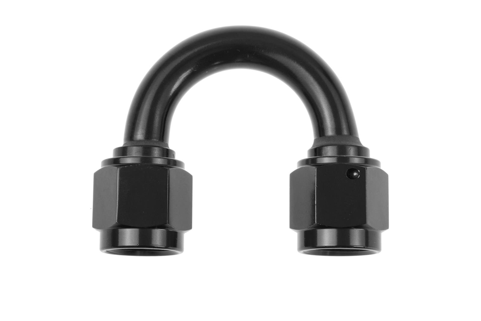 Redhorse Performance 8188 Series Couplers 8188-06-2 Fitting, Coupler, Union, AN to AN, 180 Degree, Aluminum, Black Anodized, -6 AN, -6 AN, Swivel, Each