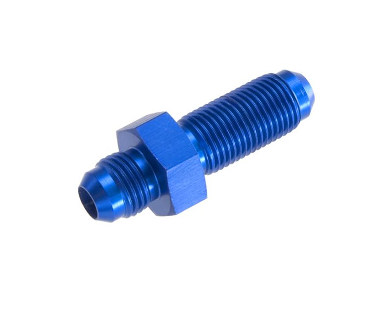 Redhorse Performance 832 Series Bulkhead Fittings 832-08-1 Fitting, Union, Straight, -8 AN, Aluminum, Blue Anodized, Each