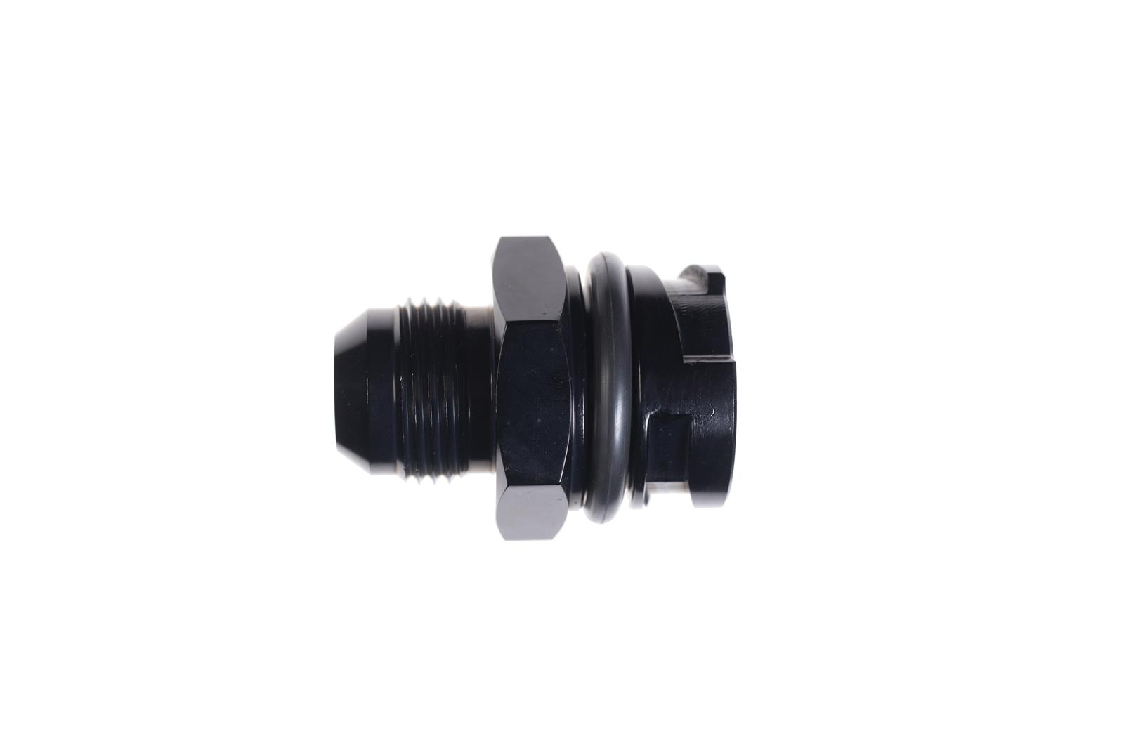 Redhorse Performance Valve Cover Oil Caps 925-10-2 -10 AN male Cap, aluminum, black thumbnail 2