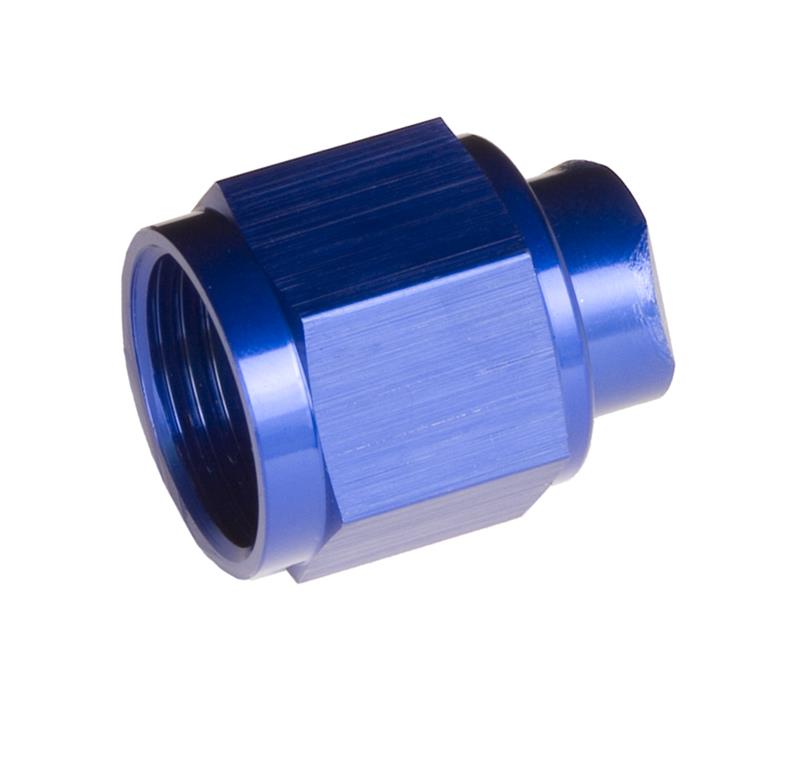 Redhorse Performance 929 Series AN Flare Caps 929-06-1 Fitting, Cap, -6 AN, Aluminum, Blue Anodized, Pair