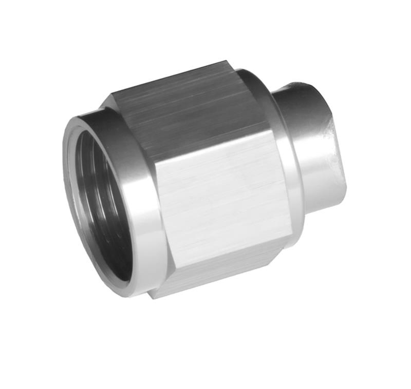 Redhorse Performance 929 Series AN Flare Caps 929-10-5 Fitting, Cap, -10 AN, Aluminum, Clear Anodized, Each