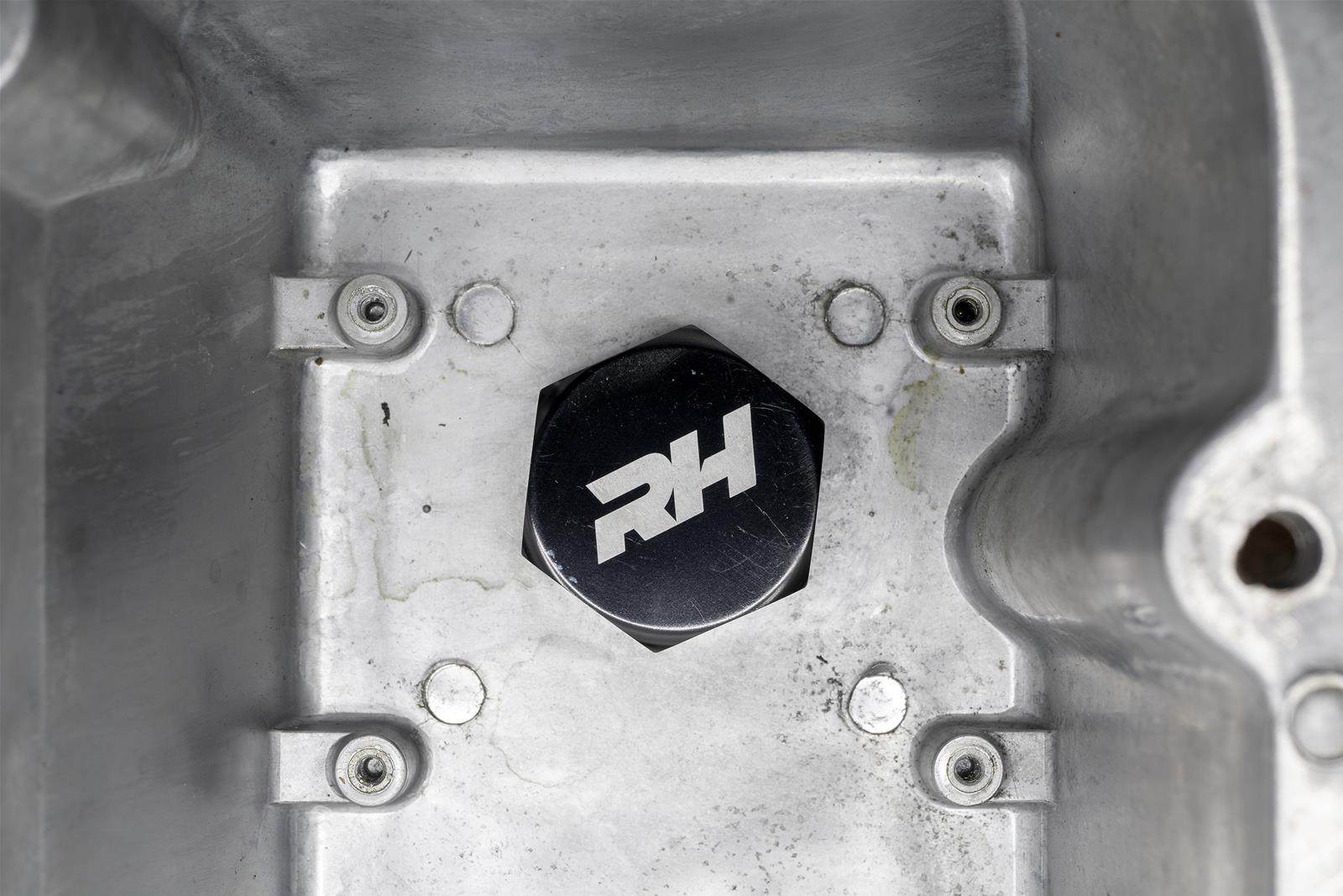 Redhorse Performance 9832 Series Valve Cover Bulkhead Fittings 9832-02-2 Fittings, Fittings, Straight, Aluminum, Black, 1/8 in. NPT Female NPT, 1/8 in. NPT Male NPT, Each thumbnail 2