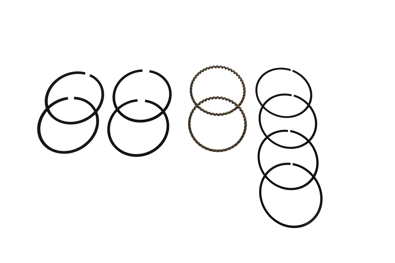 Hastings Piston Rings 2M6164 Hastings Premium Ductile Ring Sets ...