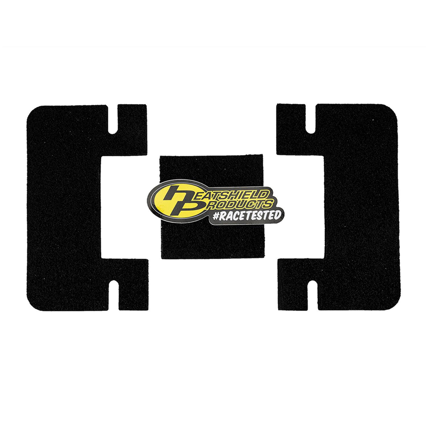 Heatshield Products License Plate Shields 040064 Sound Deadening mat LP Shield is a protective scratch barrier between the license plate and a car’s body, and eliminates vibration. Fits all US, MX, a