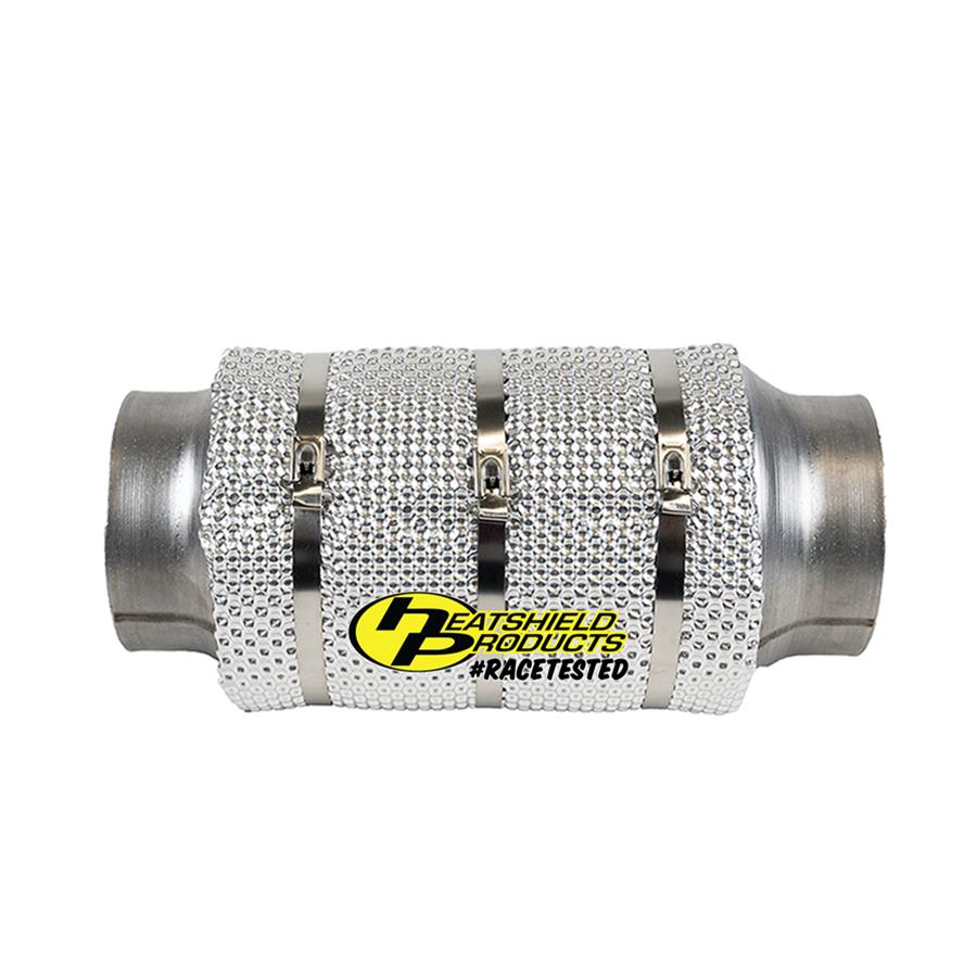 Heatshield Products Cat Armor Catalytic Converter Heat Shields 177095 Shield, Armor, Converter, 1,800 degrees F, 0.250 in. Thick, 8 in. Width, 12 in. Length, 6 Ties, Pair thumbnail 2