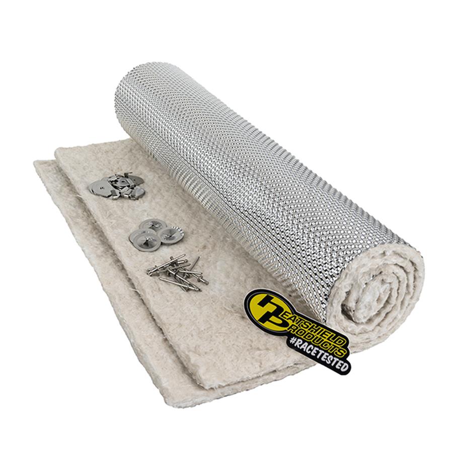 Heatshield Products Muffler Armor 177112 Heat Shields, Armor, Woven Silica, Silver, 16 in. Width, 24 in. Length, Pair thumbnail 2