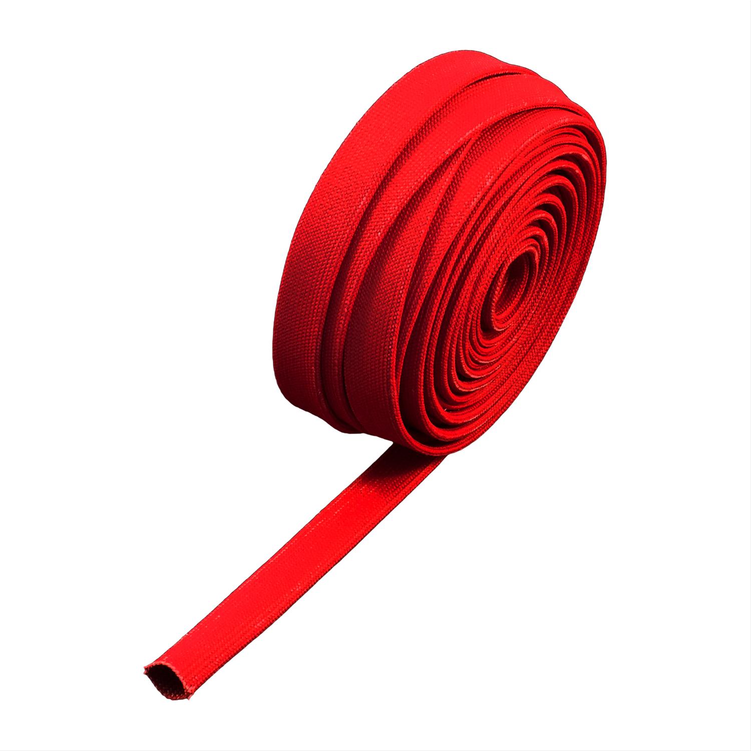 Heatshield Products Color Sleeves 203121 Heat Protection, Sleeve, 1,200 degrees F, Slip-on, Red, 0.438 in. Diameter, 25 ft. Length, Each thumbnail 2