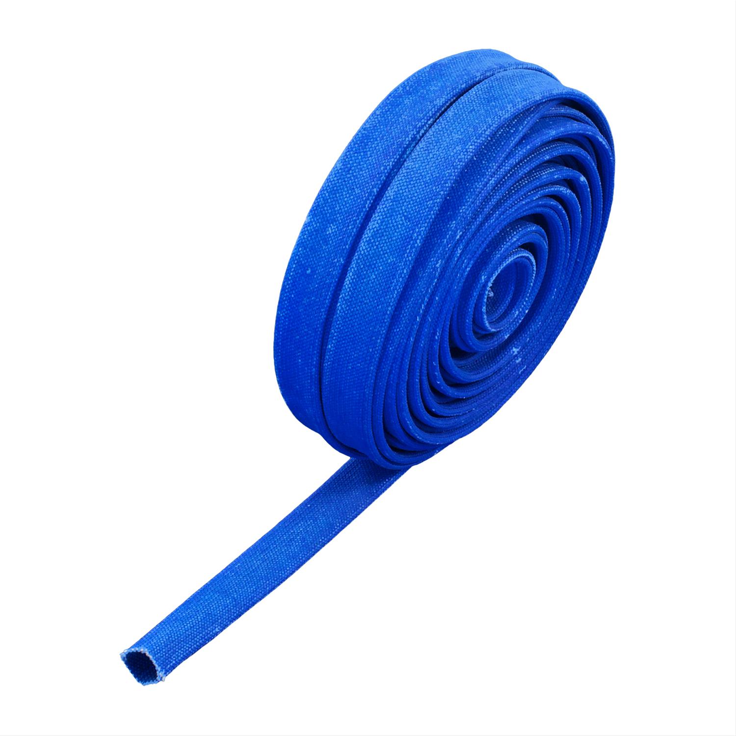 Heatshield Products Color Sleeves 203122 Heat Protection, Sleeve, 1,200 degrees F, Slip-on, Blue, 0.438 in. Diameter, 25 ft. Length, Each thumbnail 2