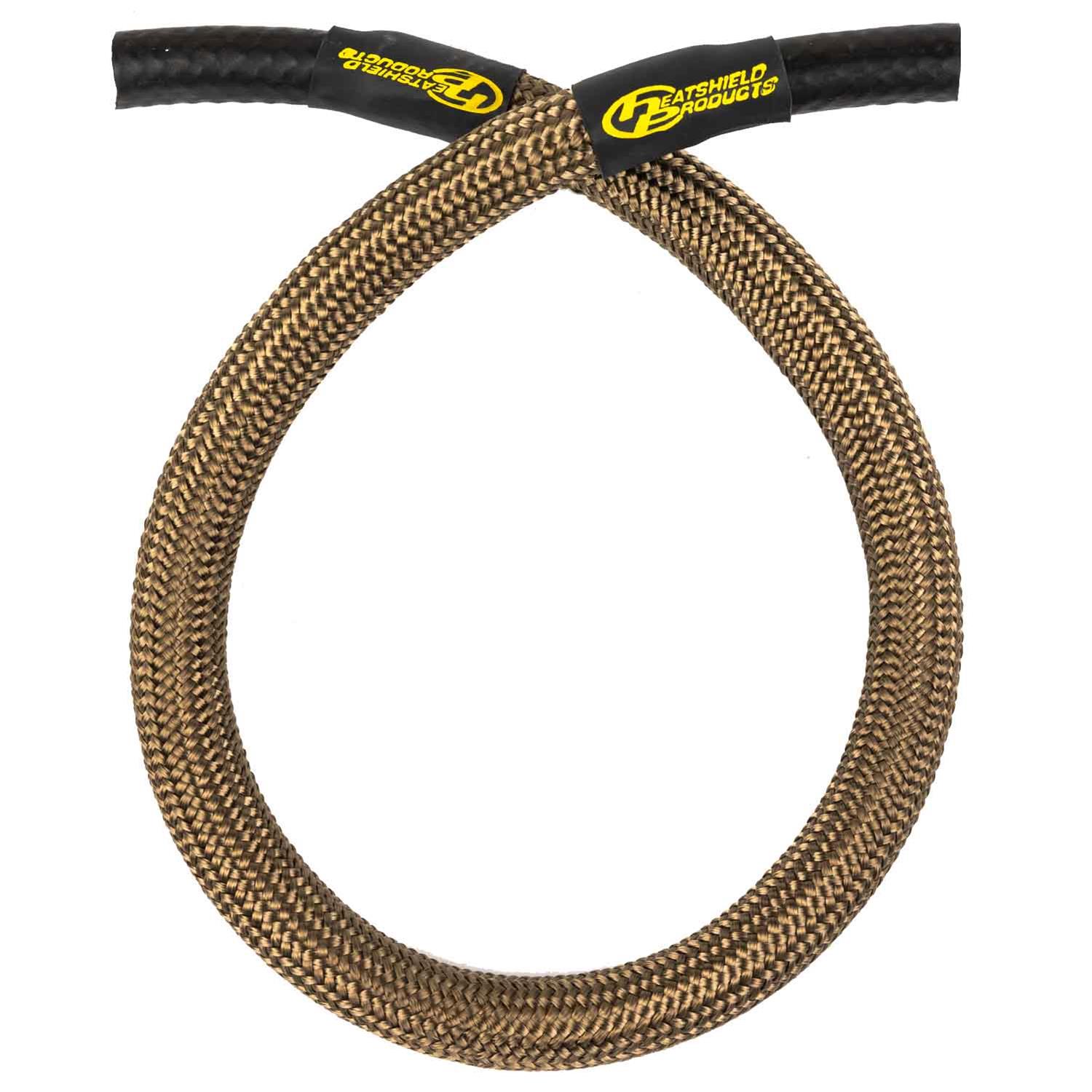 Heatshield Products Lava Hot Rod Sleeves 207012 Heat shield sleeve 1-1/2 id x 10 ft Roll- Sleeve includes 4 heat shrink and keeps components protected from heat, rated for 1100F. thumbnail 2