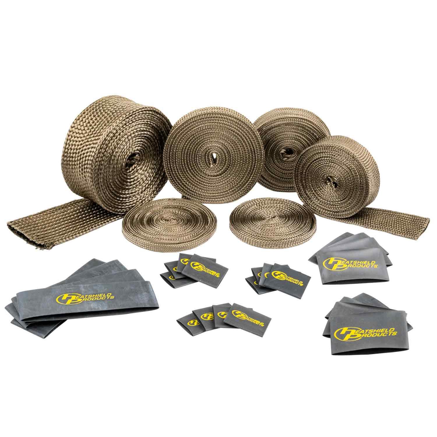 Heatshield Products Lava Hot Rod Sleeves 207012 Heat shield sleeve 1-1/2 id x 10 ft Roll- Sleeve includes 4 heat shrink and keeps components protected from heat, rated for 1100F. thumbnail 3