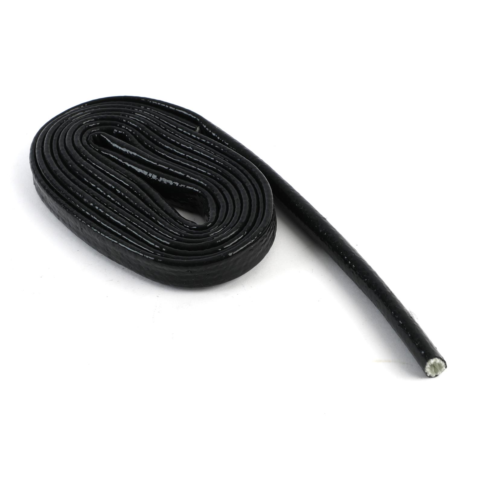 Heatshield Products Fire Shield Sleeves 210041 Heat Protection, Shield, 500 degrees F Maximum, Slip-on, Black, 0.375 in. Diameter, 120 in. Length, Each