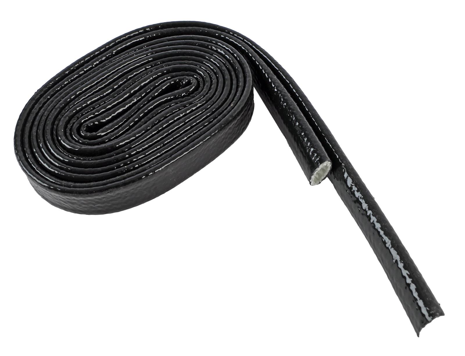 Heatshield Products Fire Shield Sleeves 210043 Heat Protection, Shield, 500 degrees F Maximum, Slip-on, Black, 0.500 in. Diameter, 120 in. Length, Each
