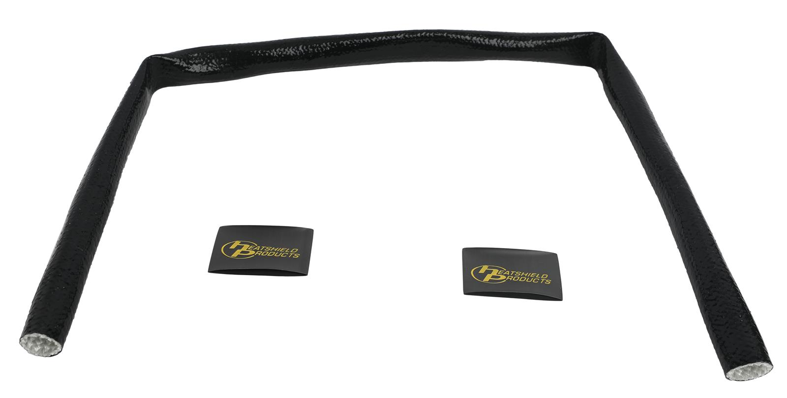Heatshield Products Fire Shield Sleeves 210044 Heat Protection, Shield, 500 degrees F Maximum, Slip-on, Black, 0.750 in. Diameter, 36 in. Length, Each