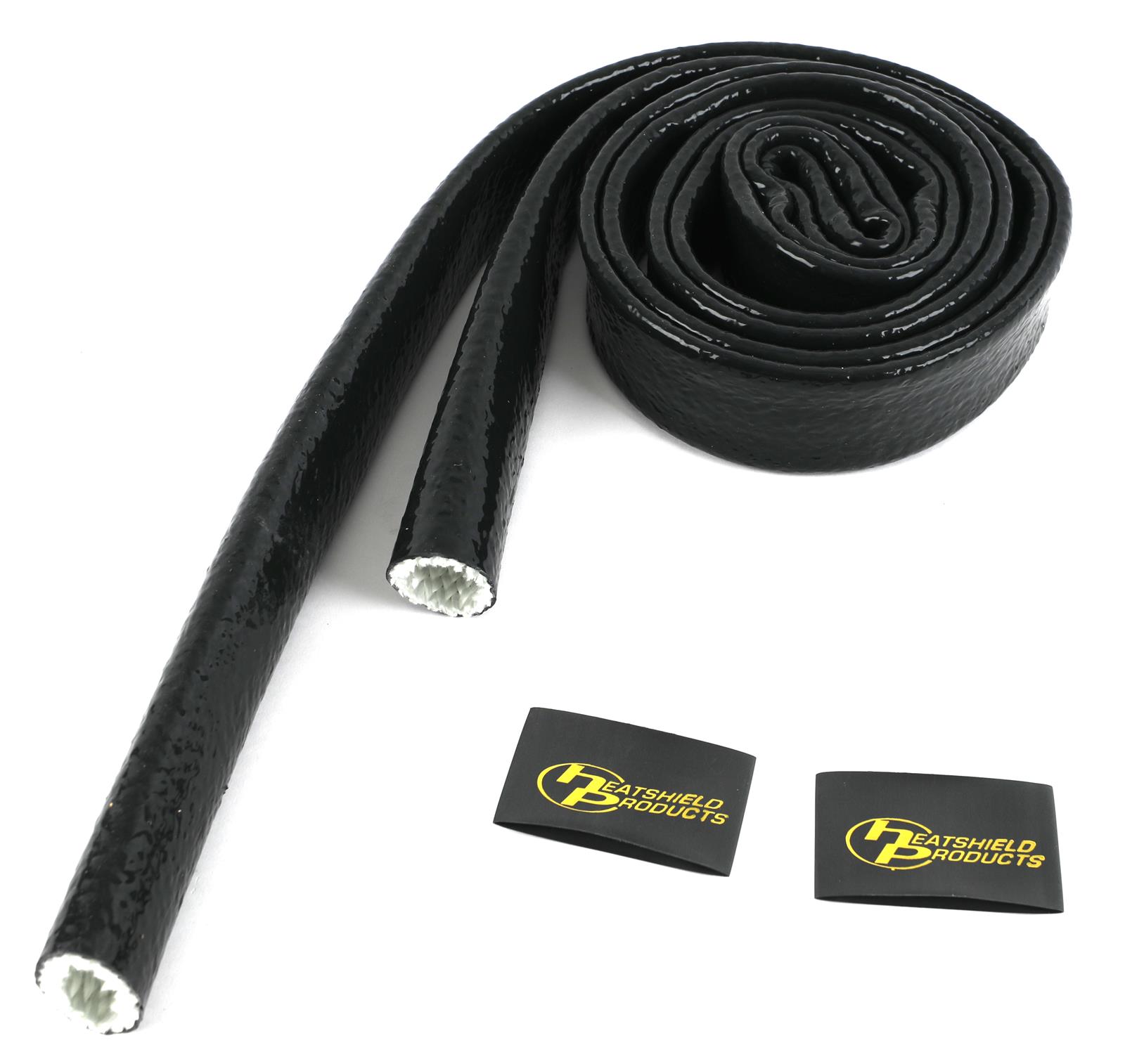 Heatshield Products Fire Shield Sleeves 210047 Heat Protection, Shield, 500 degrees F Maximum, Slip-on, Black, 1.000 in. Diameter, 120 in. Length, Each