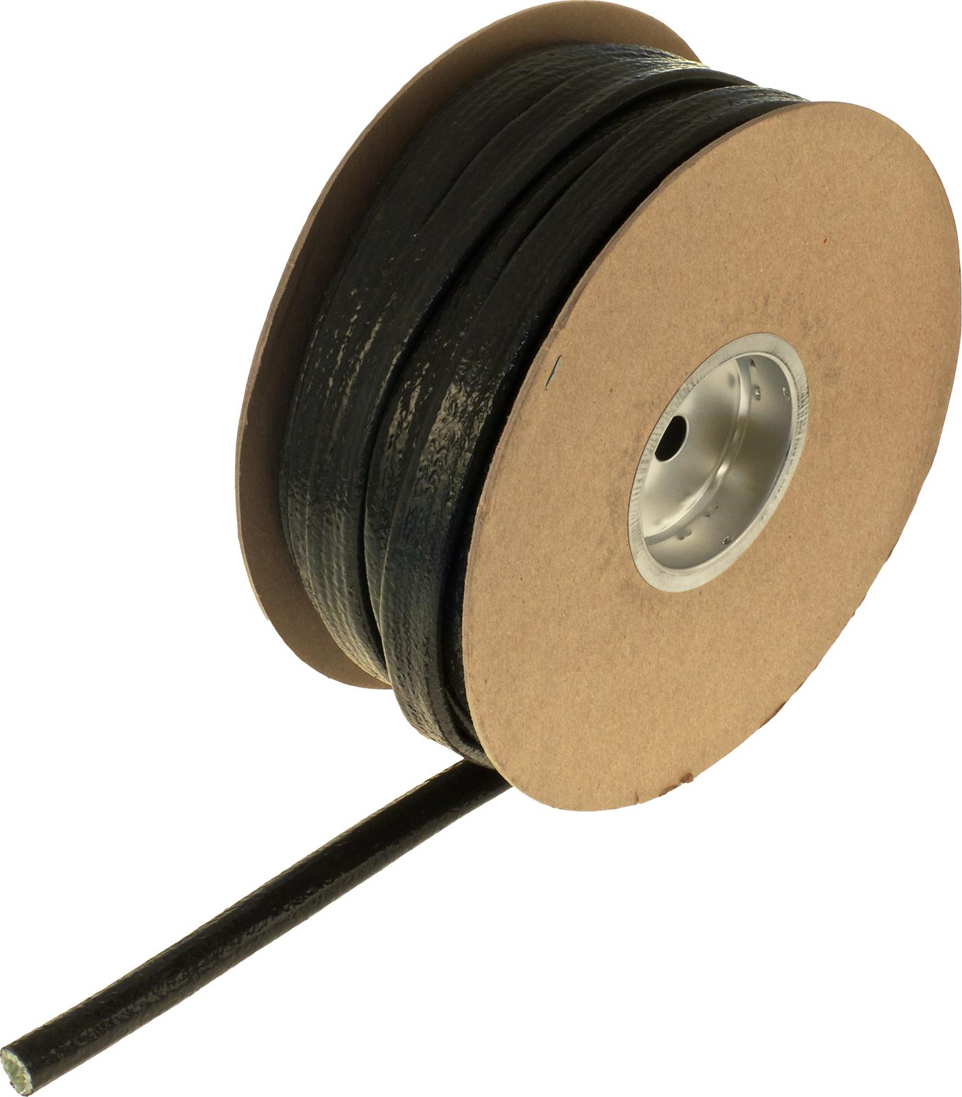 Heatshield Products Fire Shield Sleeves 210140 Heat Protection, Shield, 500 degrees F Maximum, Slip-on, Black, 0.375 in. Diameter, 100 ft. Length, Each