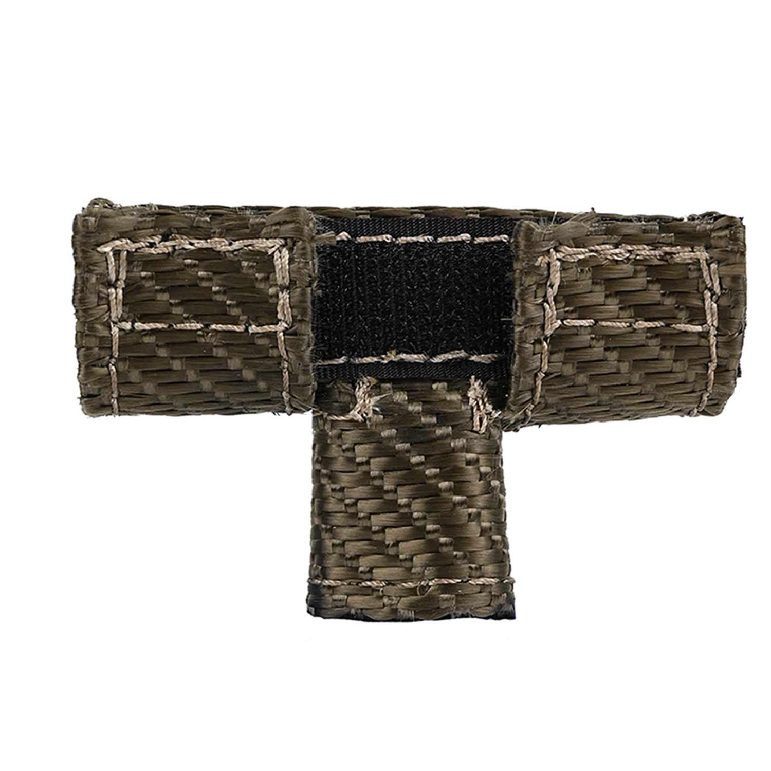 Heatshield Products Heat Sleeves 281028 – Tee connector heat shield 1/2-in id Lava – Utili-Shield thumbnail 2