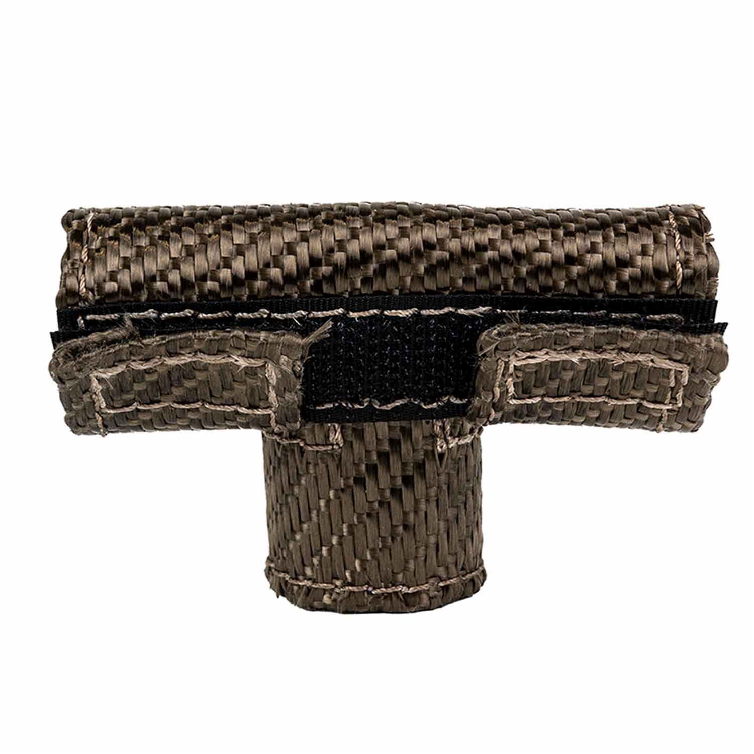 Heatshield Products Heat Sleeves 281048 – Tee connector heat shield 3/4-in id Lava – Utili-Shield thumbnail 2