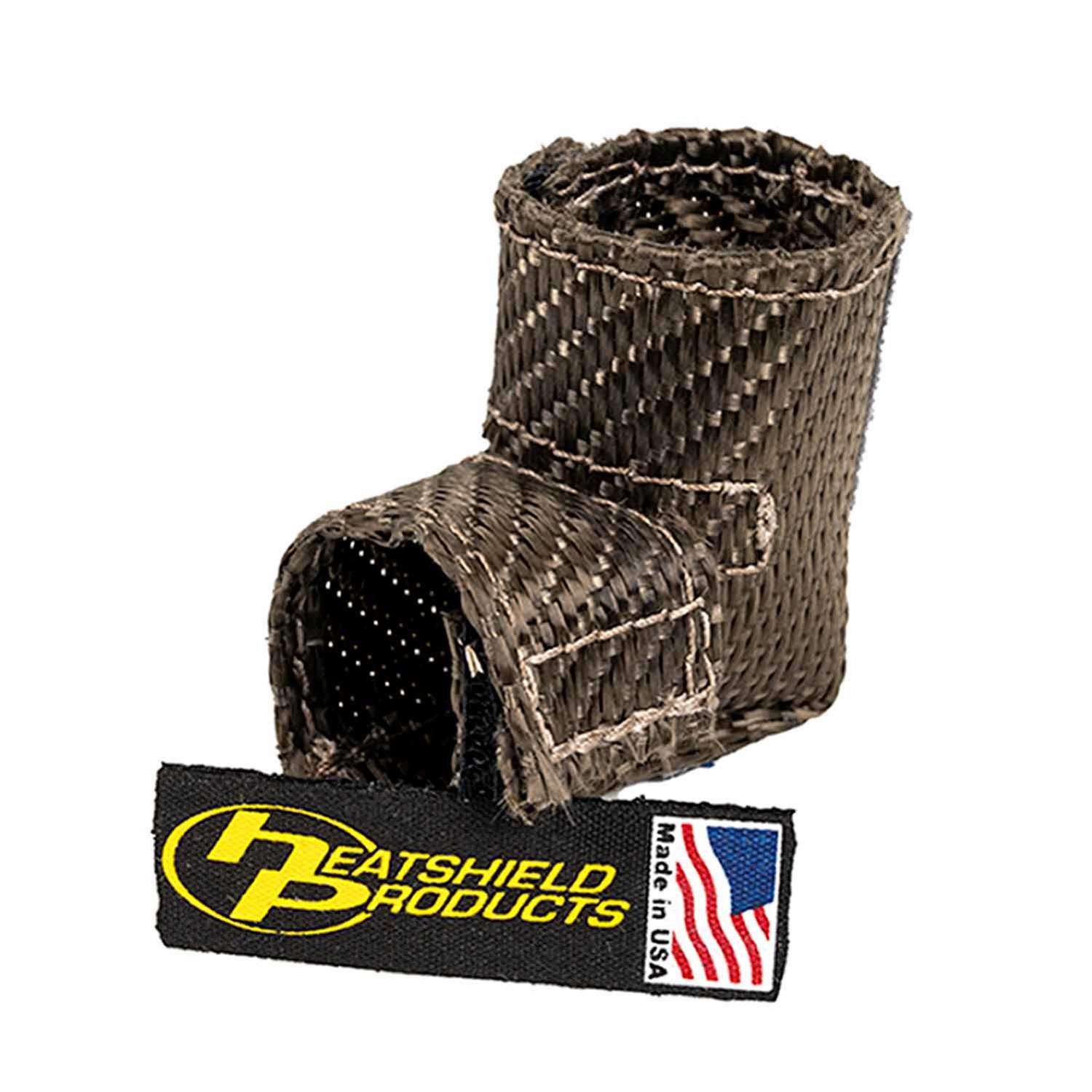 Heatshield Products Heat Sleeves 281089 – 90 deg connector heat shield 1-in id Lava – Utili-Shield thumbnail 2