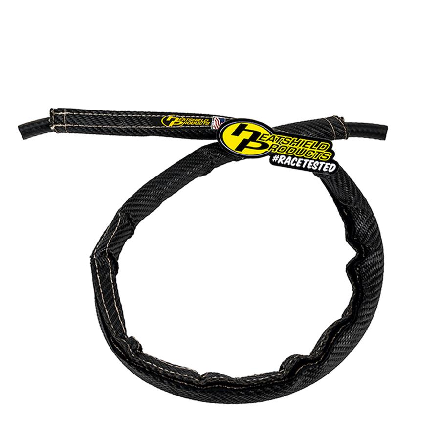 Heatshield Products Stealth Sleeves 282020 Heat Sleeve 1/2 in x 6 in – Sleeve protects fluids and harnesses from excessive Heat featuring a carbon fiber look. thumbnail 3