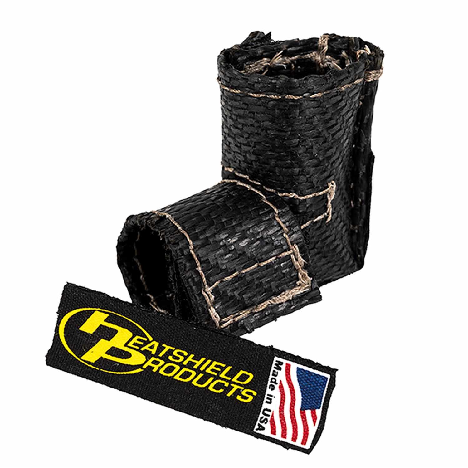 Heatshield Products Utili-Shield Connector Heat Shields 282049 Sleeve, Shield, Hook and Loop, 2,000 degrees F, 0.750 in. Diameter, Measures 1.75 in. On Each Side of the Bend, Each thumbnail 2