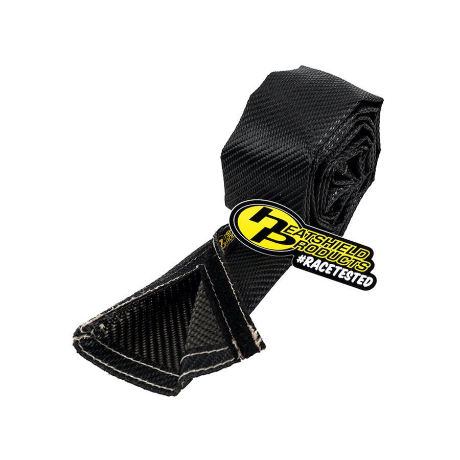 Heatshield Products Stealth Sleeves 282123 Heat Sleeves, Stealth, 1,200 Degrees F, Hook and Loop, Carbon Fiber, 1.50 in. Diameter, 72 in. Length, Each