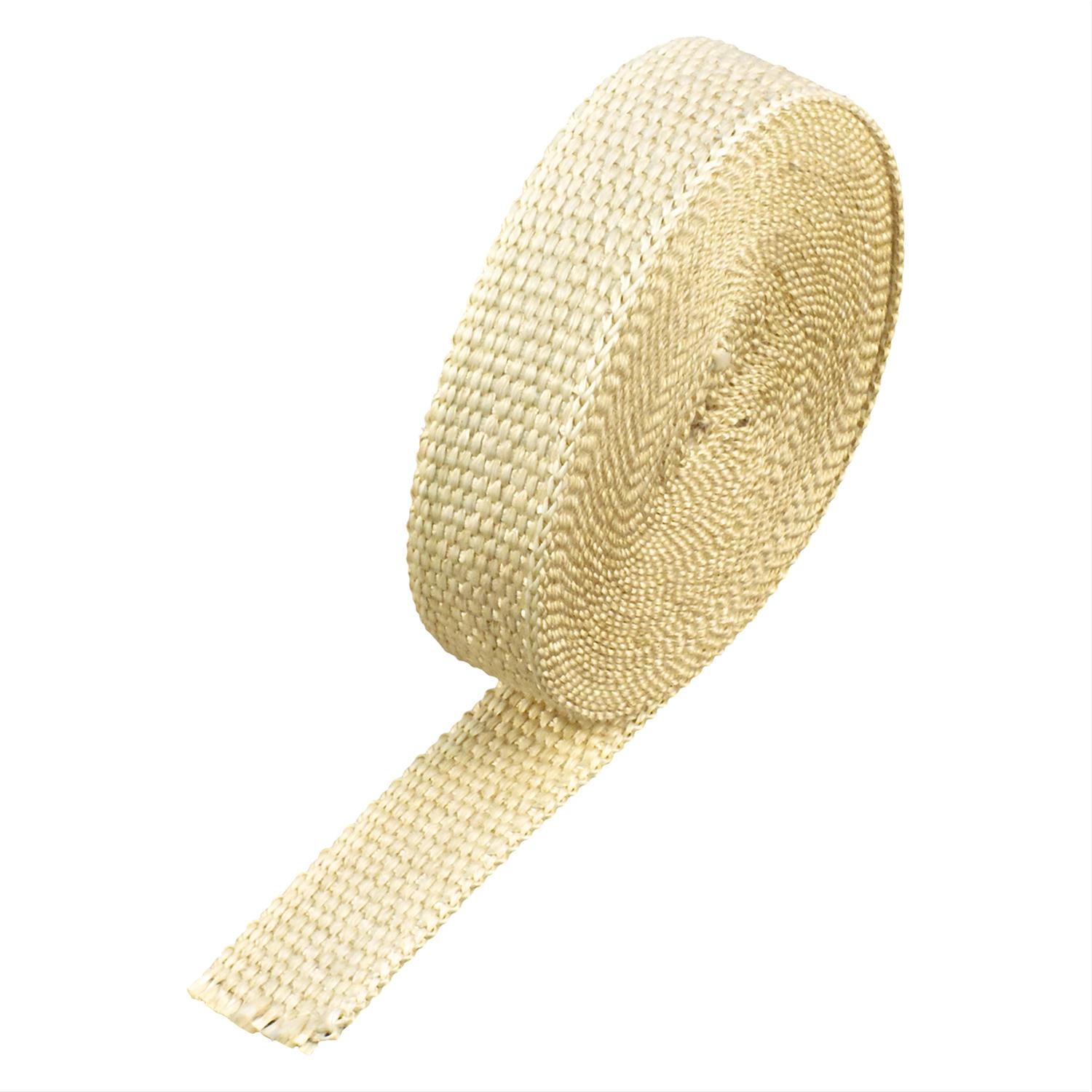 Heatshield Products Exhaust Wraps 311025 and Header Wrap, 1200 degrees F, Natural, Fiberglass Composite, 1.0 in. Width, 25 ft. Length, Each