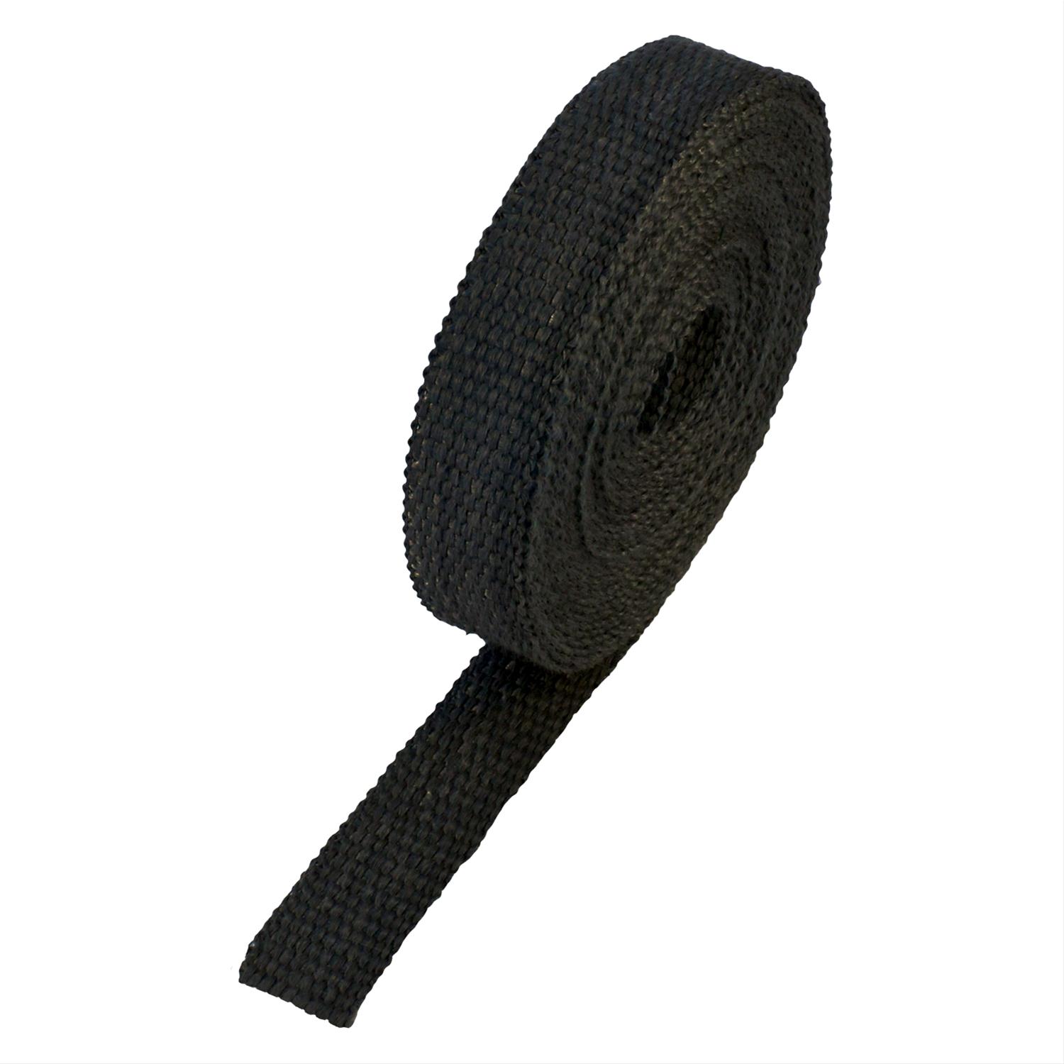 Heatshield Products Black Exhaust Wrap 321025 and Header Wrap, 1200 degrees F, Black, Fiberglass Composite, 1.0 in. Width, 25 ft. Length, Each