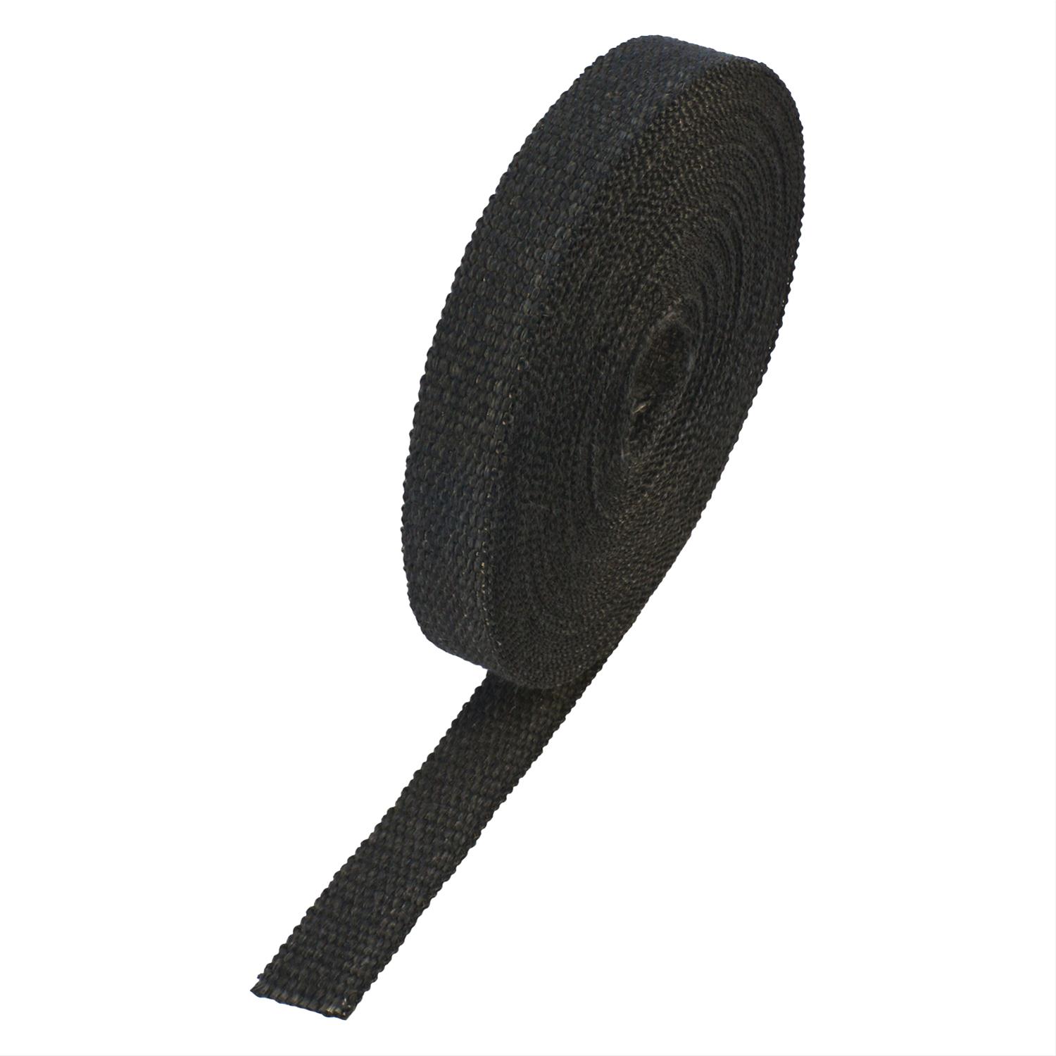 Heatshield Products Black Exhaust Wrap 321050 and Header Wrap, 1200 degrees F, Black, Fiberglass Composite, 1.0 in. Width, 50 ft. Length, Each