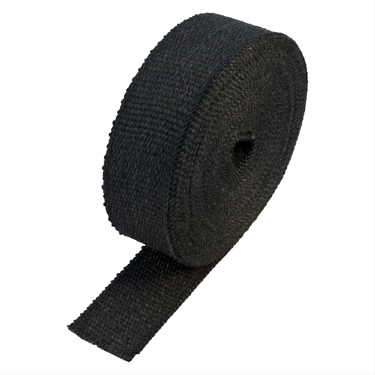 Heatshield Products Black Exhaust Wrap 322050 and Header Wrap, 1200 degrees F, Black, Fiberglass Composite, 2.0 in. Width, 50 ft. Length, Each