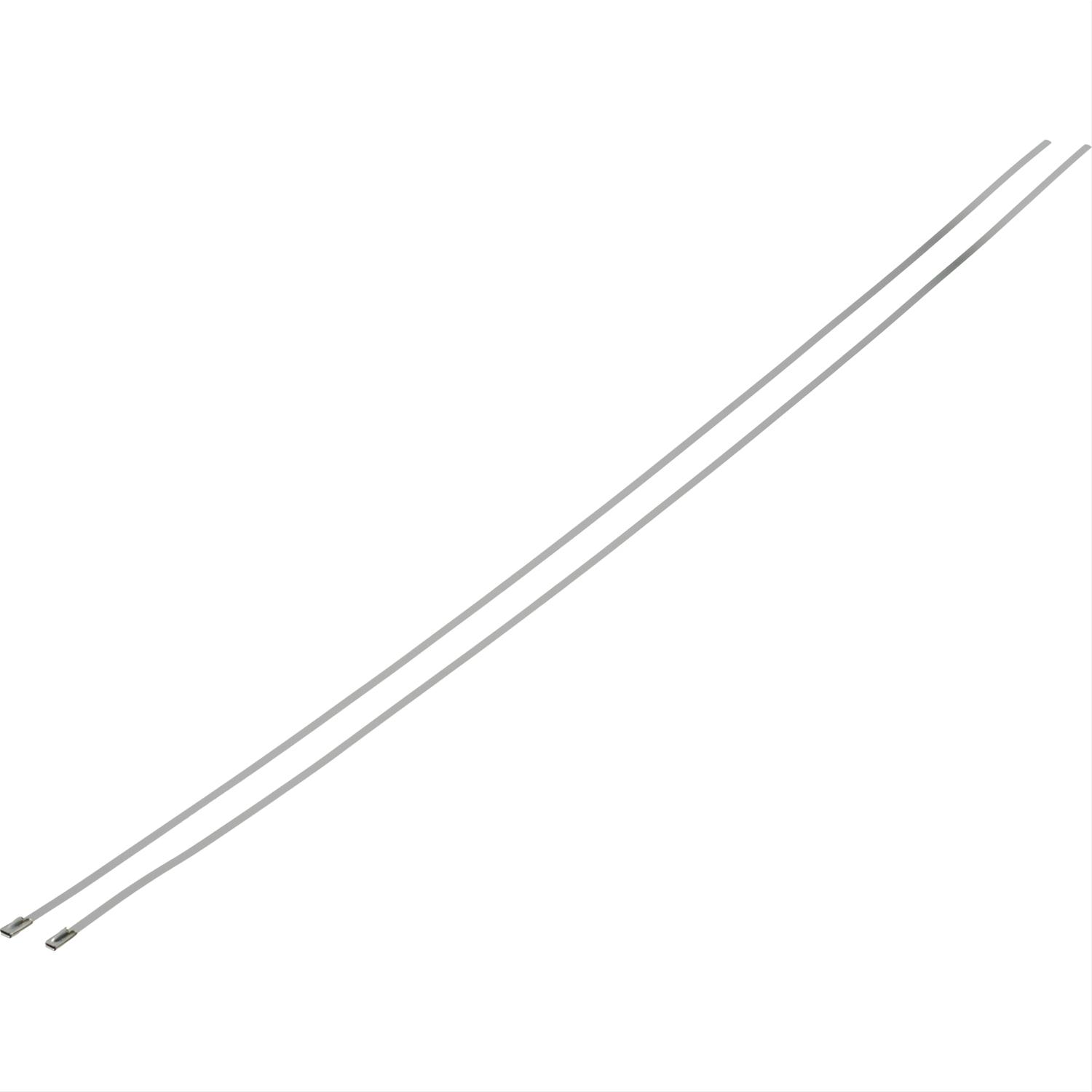 Heatshield Products Thermal-Tie Locking Ties 350034 Ties, Thermal-Tie, 1,800 degree F Rating, Stainless Steel, 3/16 in. Width, 33 in. Length, Set of 50