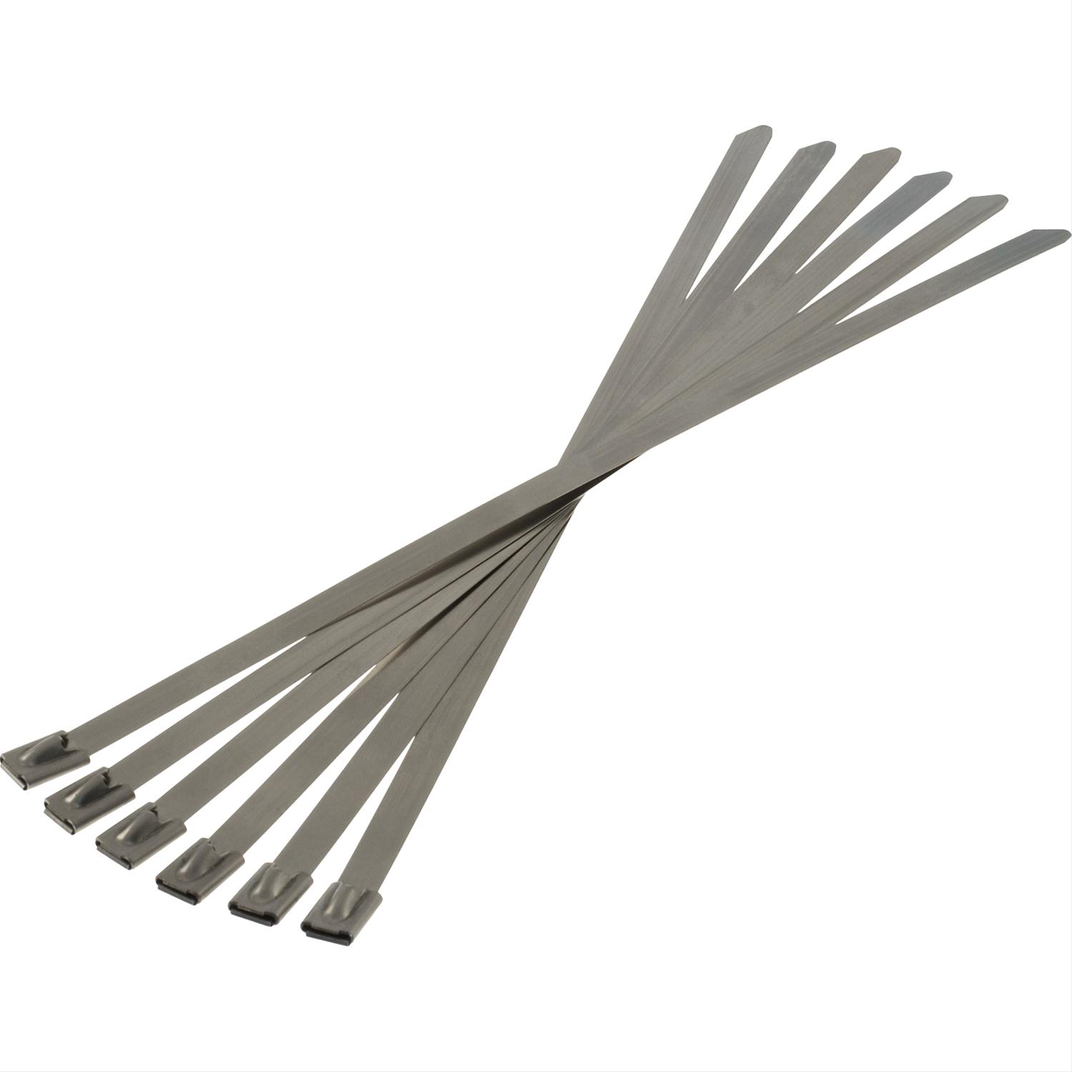 Heatshield Products Thermal-Tie Locking Ties 351004 Ties, Thermal-Tie, 1,800 degree F Rating, Stainless Steel, 5/16 in. Width, 10 in. Length, Set of 50