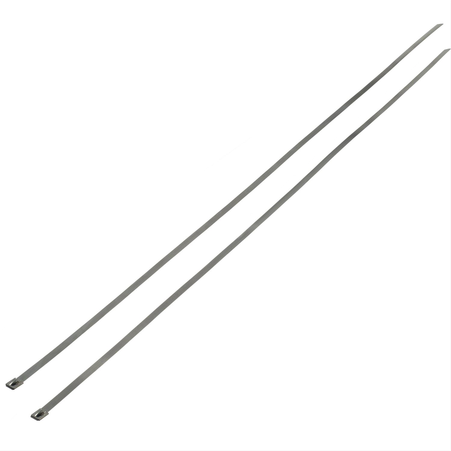 Heatshield Products Thermal-Tie Locking Ties 351013 Ties, Thermal-Tie, 1,800 degree F Rating, Stainless Steel, 5/16 in. Width, 33 in. Length, Set of 50