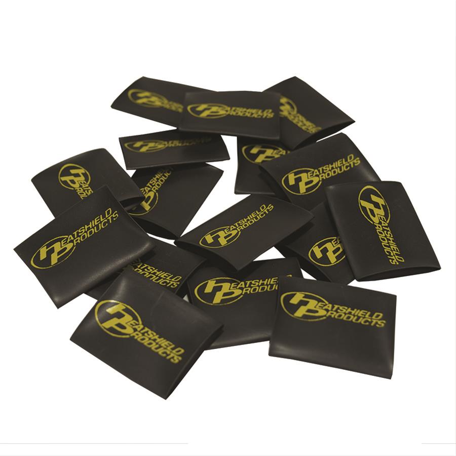 Heatshield Products HP Shrink Tubing 353015 Sleeve Tubing, HP, Polyolefin, Black, 0.750 in. Diameter, 1.250 in. Length, Set of 16