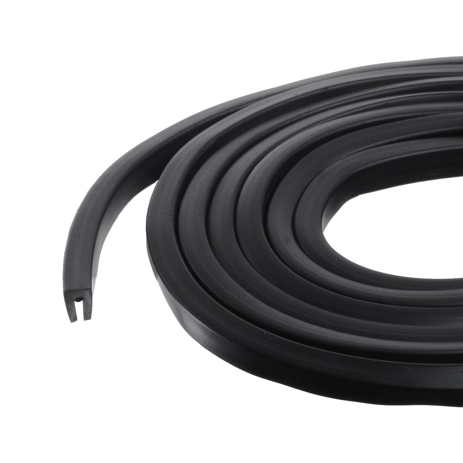 Heatshield Products HP Edge Armor 355010 Door Guard, Armor, Plastic, Black, 10 ft. Roll, For Panel Thickness 0.039-0.079 in., Each thumbnail 2