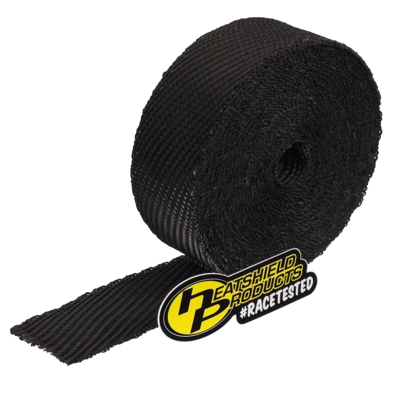 Heatshield Products Exhaust Wrap 372550 and Header Wrap, 1200 degrees F, Lava Rock, Black Basalt, 2.0 in. Width, 50.0 ft. Length, Each