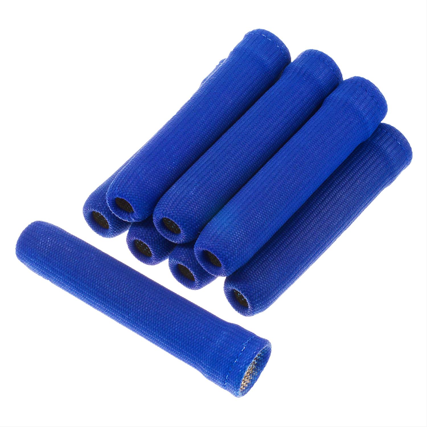 Heatshield Products Insul-Boot Heat Shields 400802 Spark Plug Boot Shields, 1,200 degree F, Blue, 1 in. i.d., 6 in. Length, Set of 8