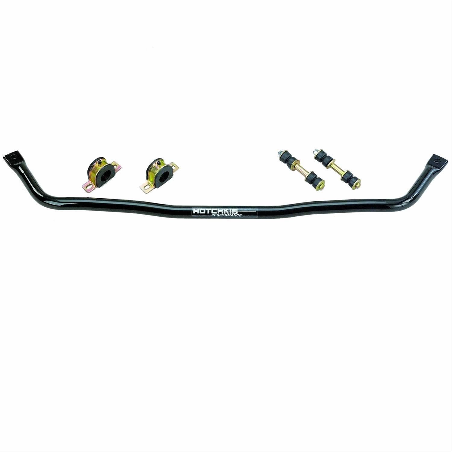 Hotchkis Sport Suspension Anti-Sway Bar Kits 2253F Sway Bar, Black, Steel, Front, 1 1/4 in. Diameter, Chevy, Kit