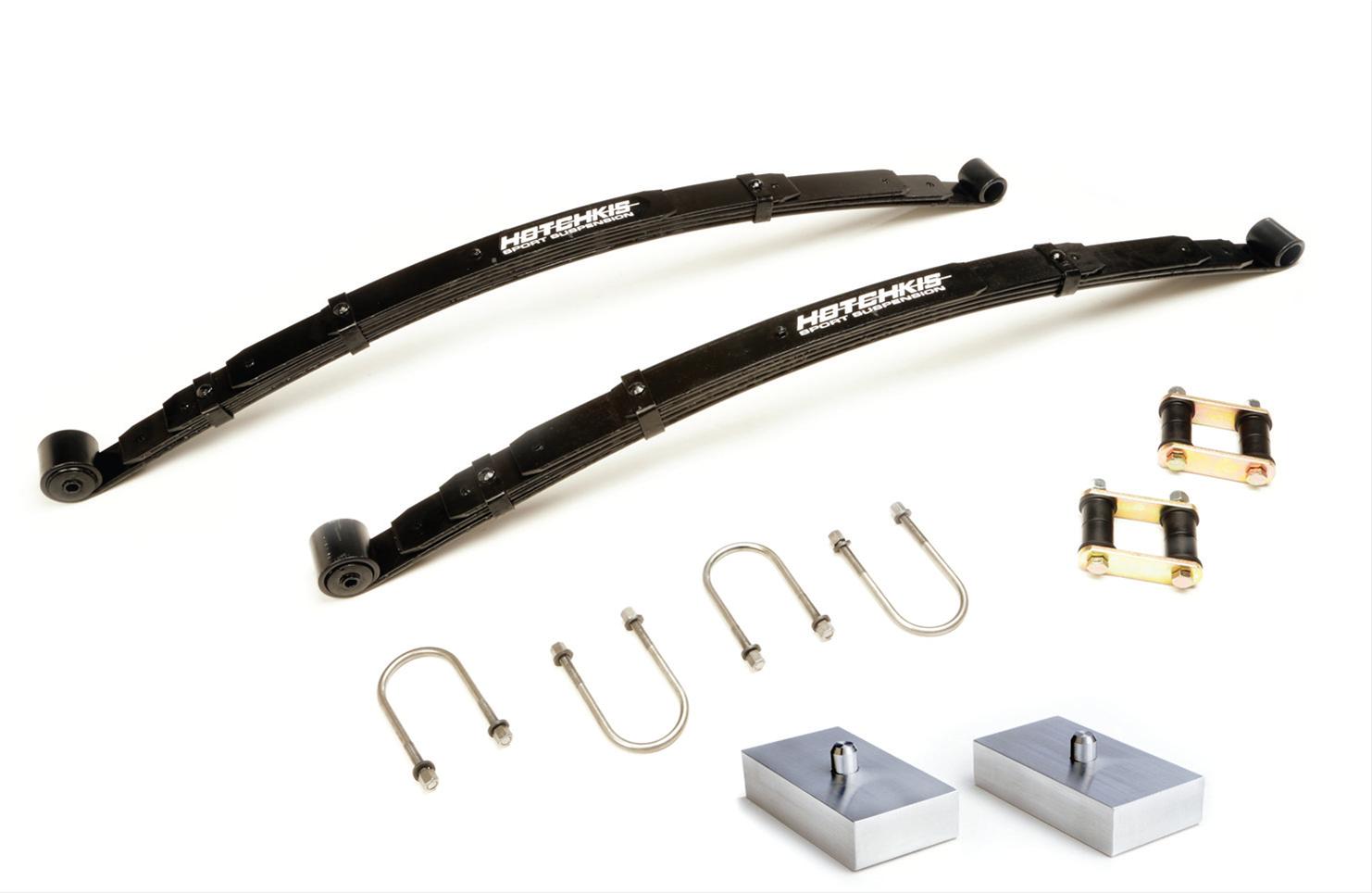 Hotchkis 1967-1970 Ford Mustang Sport Leaf Springs with 1.5 Inch Drop and Hardware