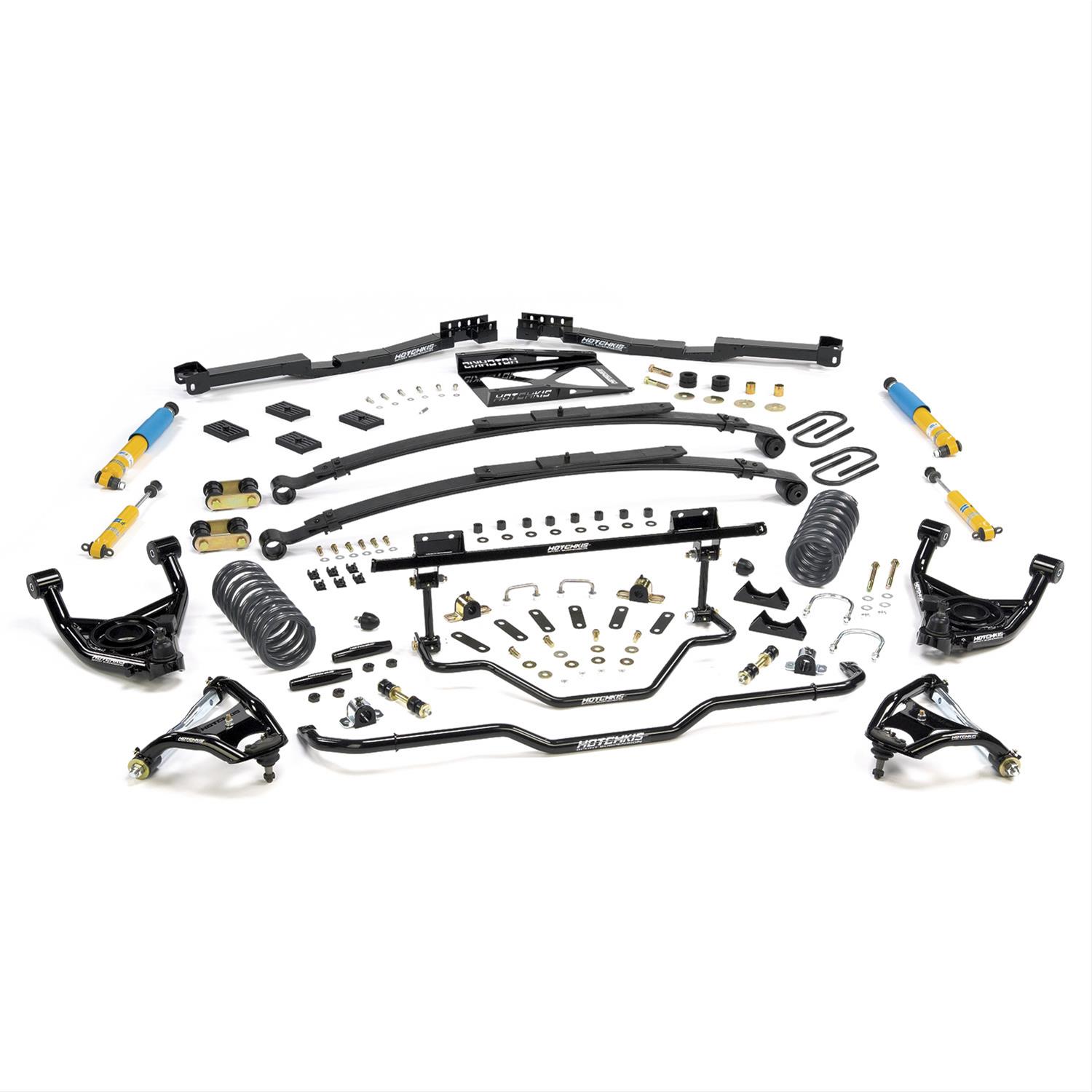 Hotchkis Sport Suspension Stage 2 TVS Systems 80015-2CV Package, TVS, Convertible, Lowering, Springs, Control arms, Shocks, Multi Leafs, Subframe Conectors, Sway Bars, Chevy, Pontiac, Kit