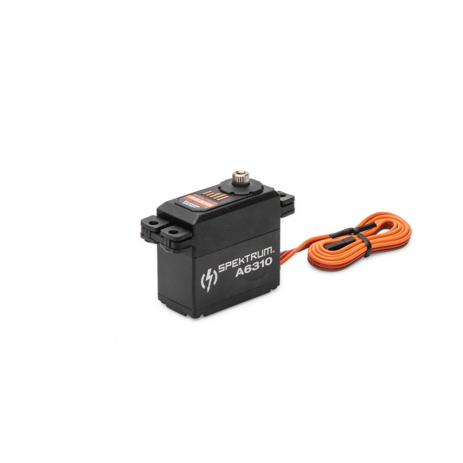 Spektrum SPMSA6310 Servo Digitale HV Per Aeromodelli - Brushless, Ingresso 6.0-8.4V, Coppia 350 Oz-in, Ingranaggi Metallici