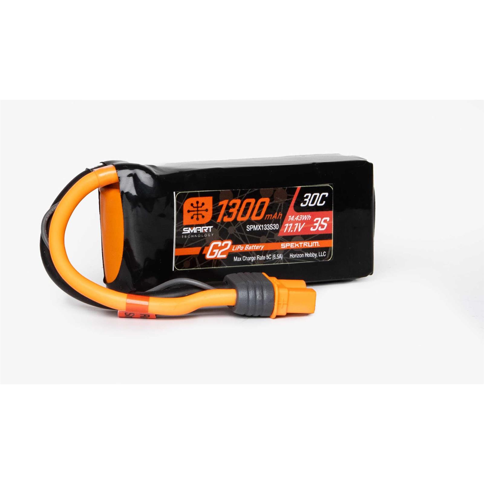 Spektrum SPMX133S30 Spektrum Smart G2 LiPo Batteries Summit Racing