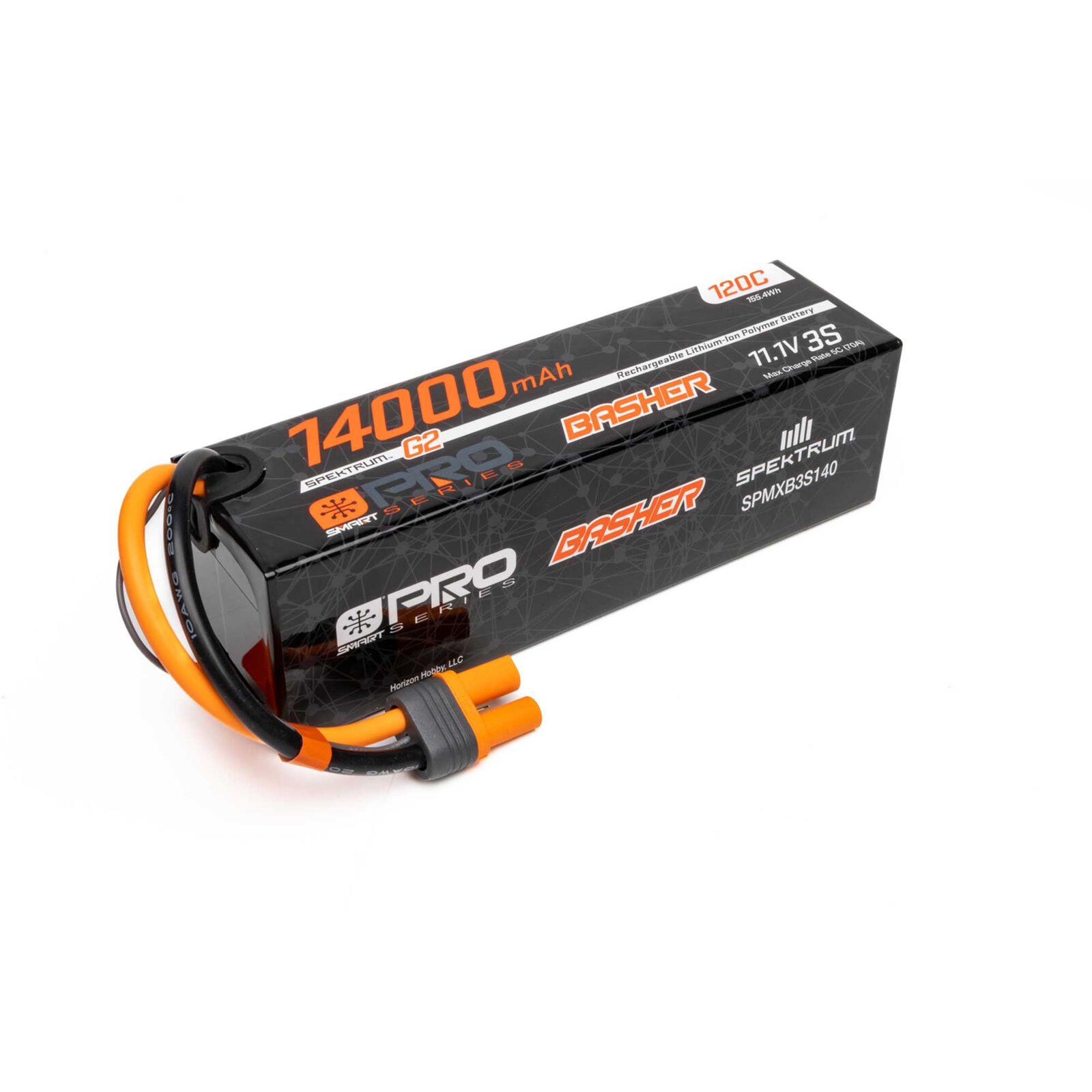 Spektrum SPMXB3S140 Spektrum Smart G2 Pro Basher Series LiPo Batteries