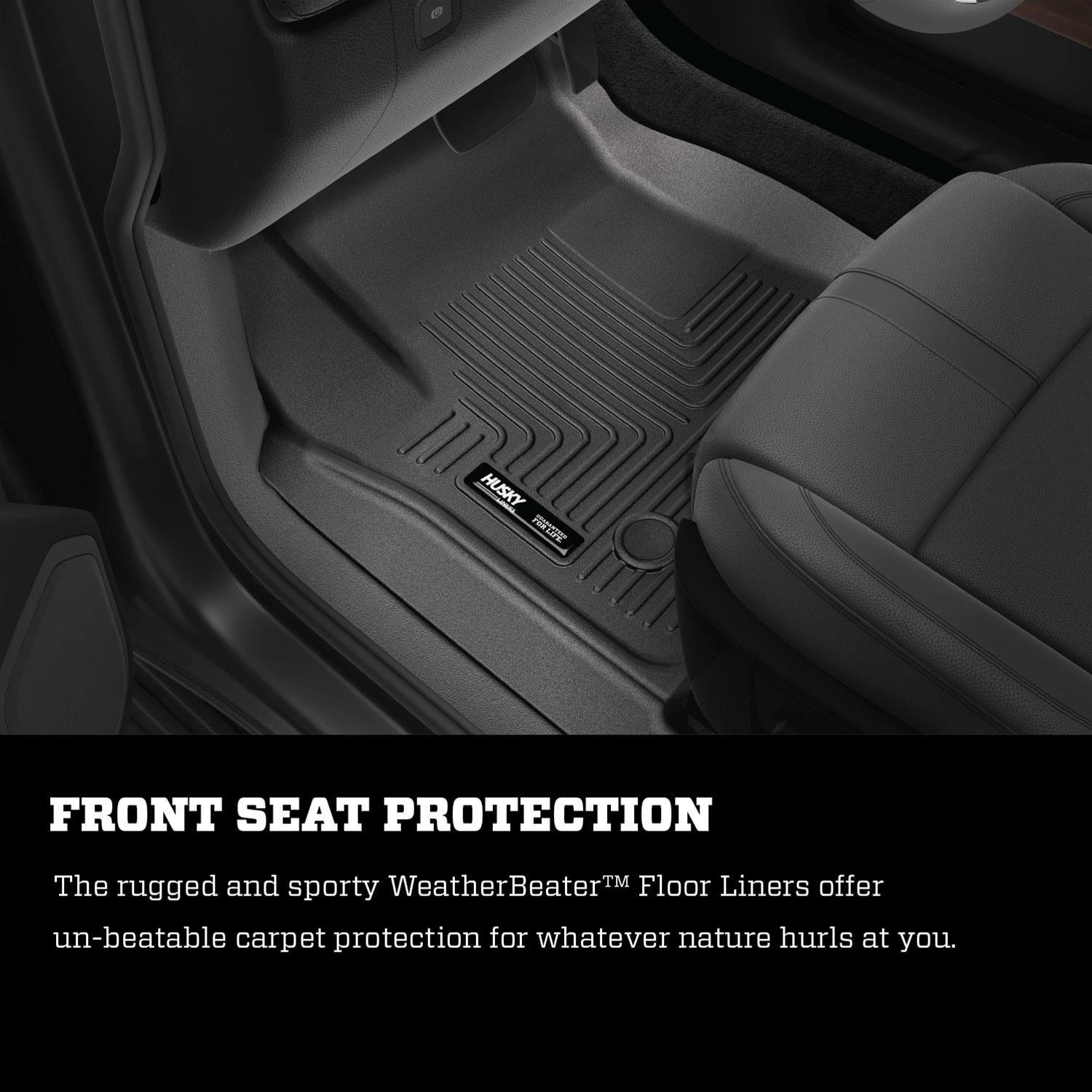 Husky Liners 20-21 Lincoln Aviator Weatherbeater Series 3rd Seat Floor Liner - Black thumbnail 4