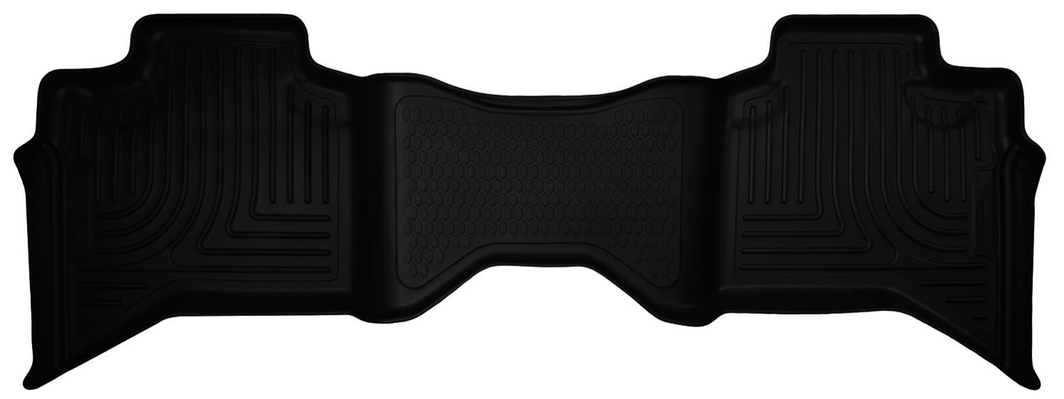 Husky Liners 02-08 Dodge Ram 1500 Crew Cab WeatherBeater Black 2nd Seat Floor Liners