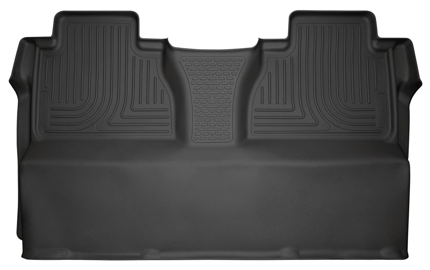 Husky Liners 14-15 Toyota Tundra CrewMax Cab Pickup Weatherbeater Black 2nd Seat Floor Liners