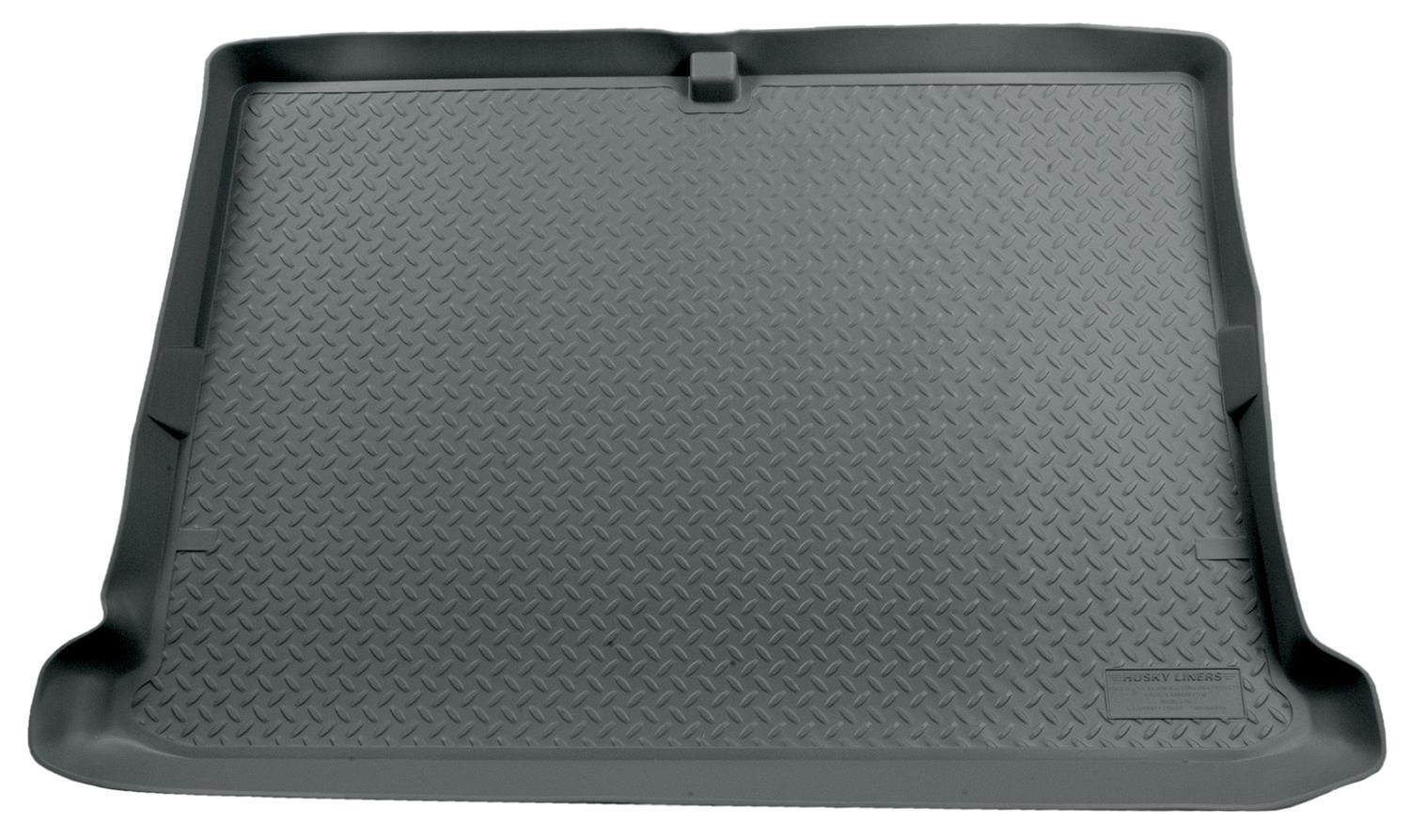 Husky Classic Style Floor Liners 21702 Mat, Liner, Cargo Tray, Rubberized, Gray, Cadillac, Chevy, GMC, Each