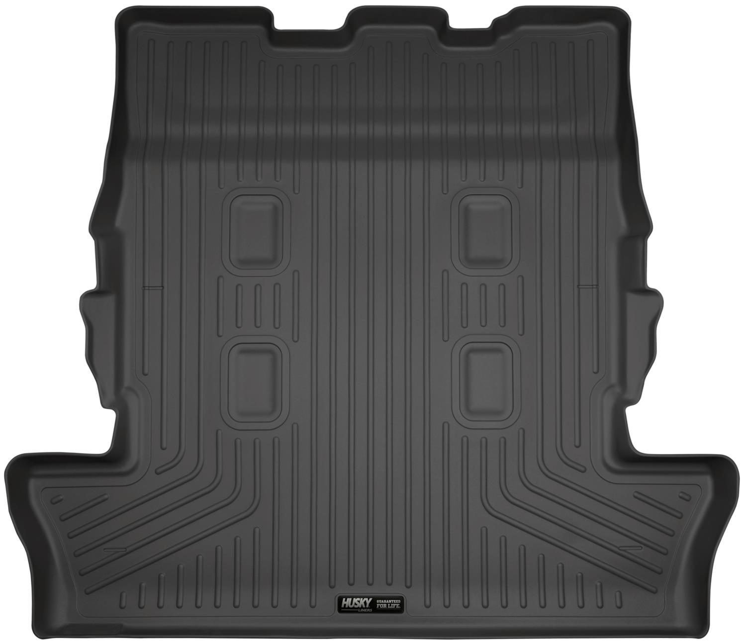 Husky Liners 13-16 Lexus LX570 / 13-16 Toyota Land Cruiser Weatherbeater Black Cargo/Trunk Liner