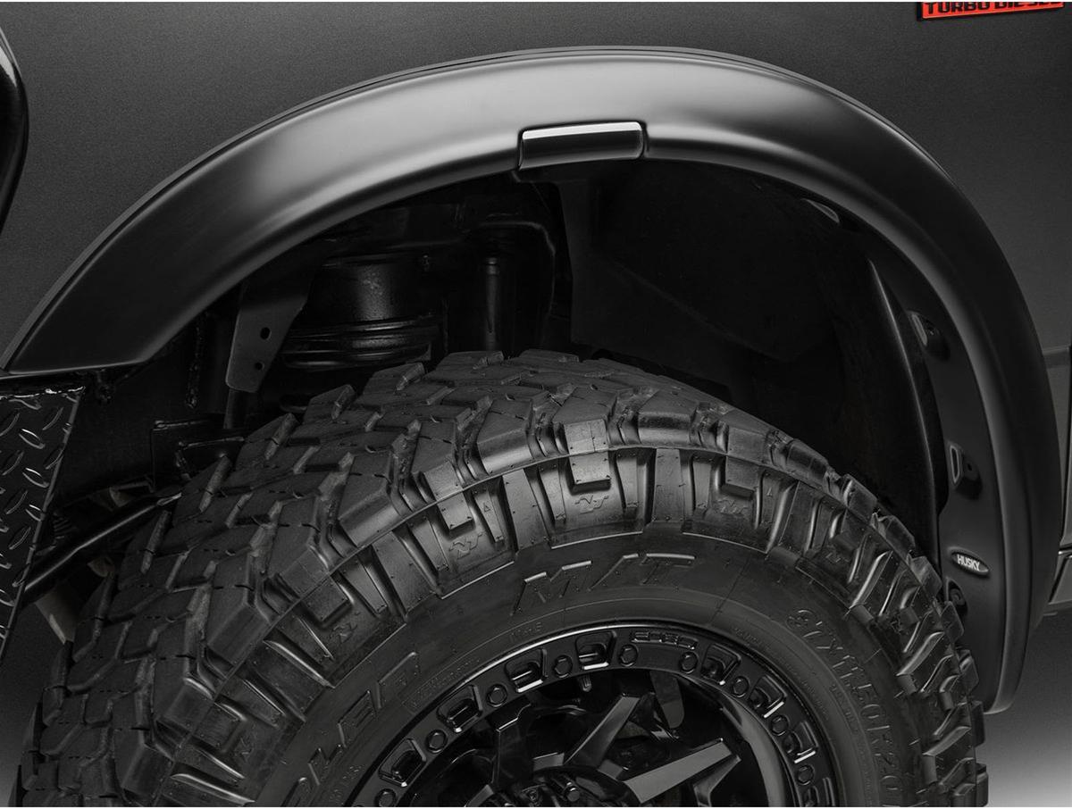 Husky Liners Fender Flares 2805940 2019-25 RAM 2500/3500, FF RVL STYLE 4PC, Covers 1.5 in., , BLACK thumbnail 2