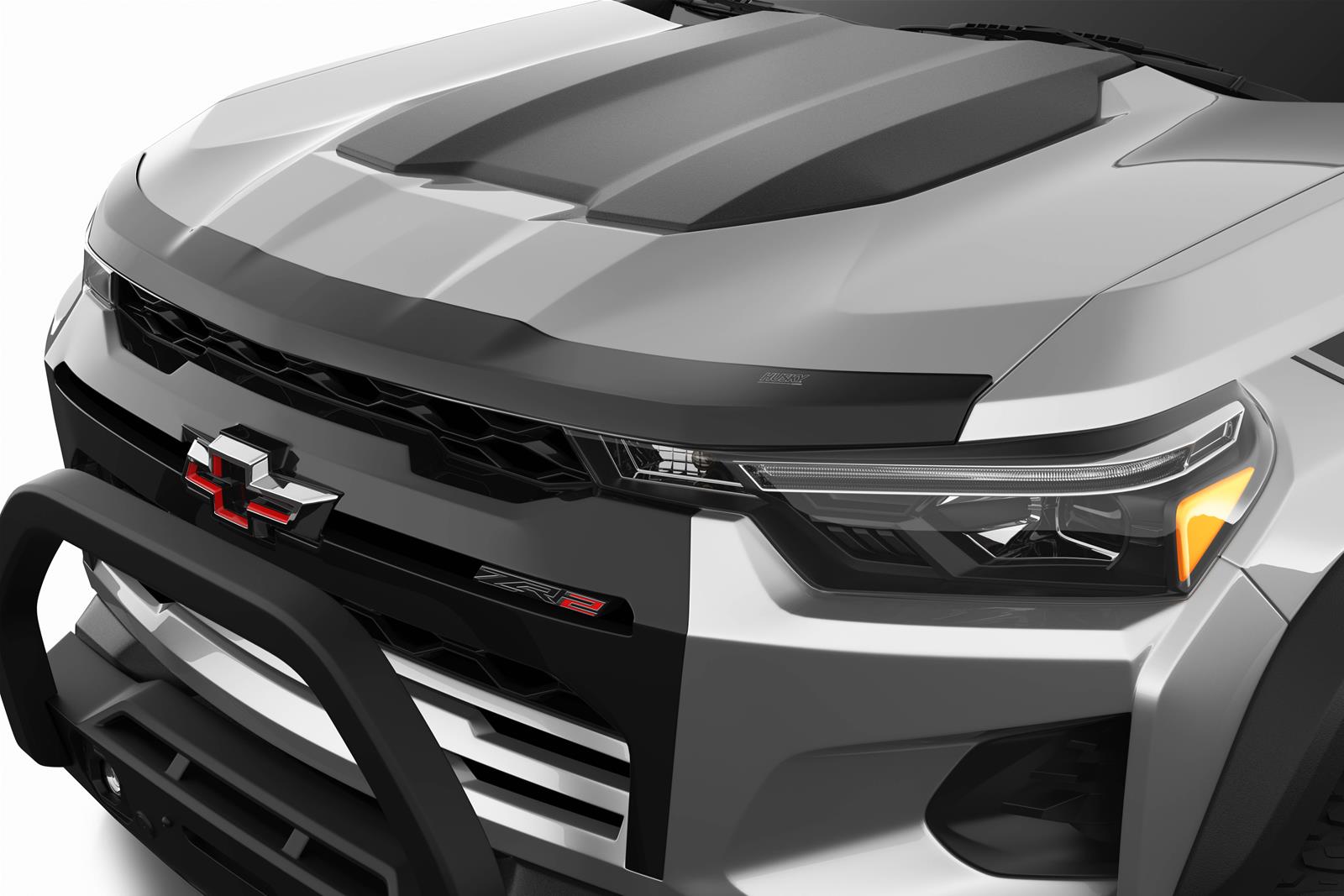 Husky Liners Bug Guards 2842245 AEROSKIN SMOKE 2023-2025 CHEVROLET COLORADO